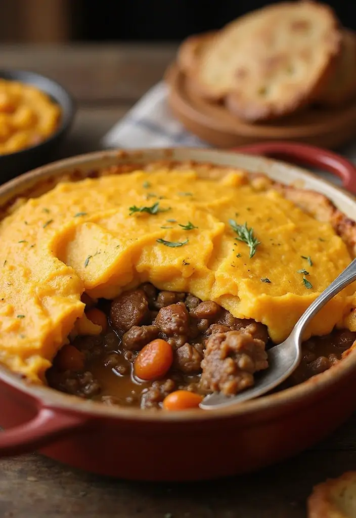 25 Gluten Free Dinner Recipes For Two: Easy And Romantic - 23. Lentil and Sweet Potato Shepherd’s Pie