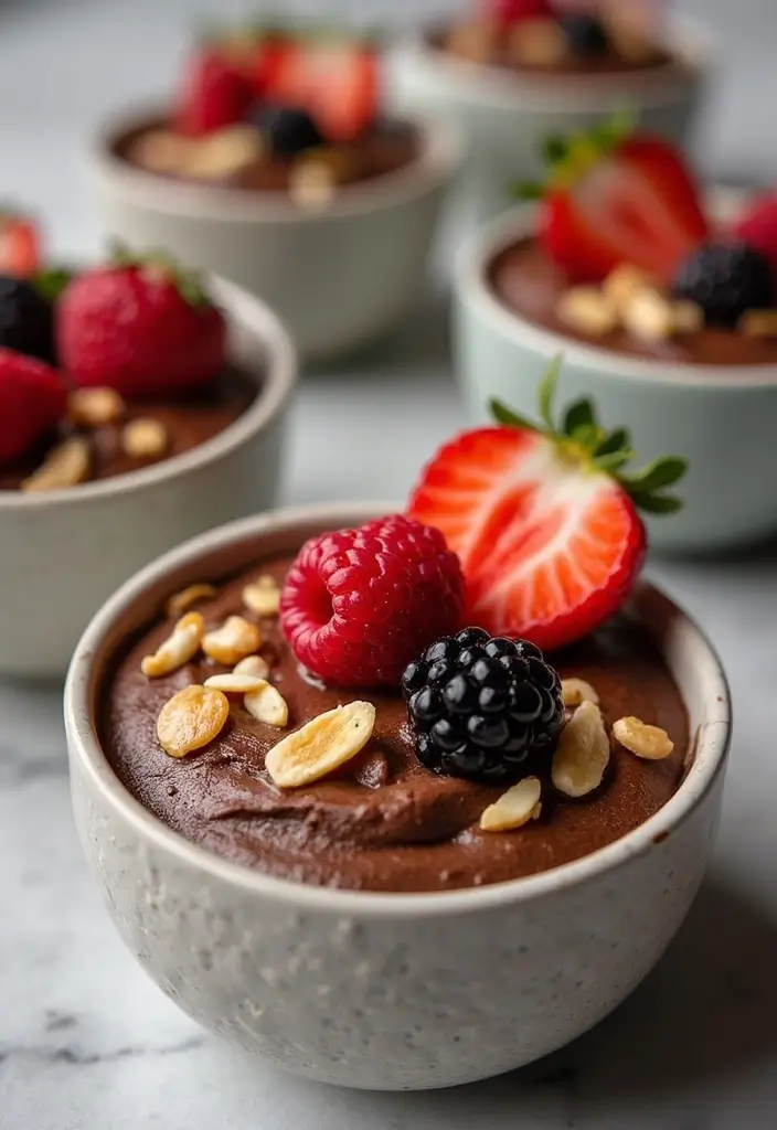 25 Gluten Free Dinner Recipes For Two: Easy And Romantic - 25. Chocolate Avocado Mousse