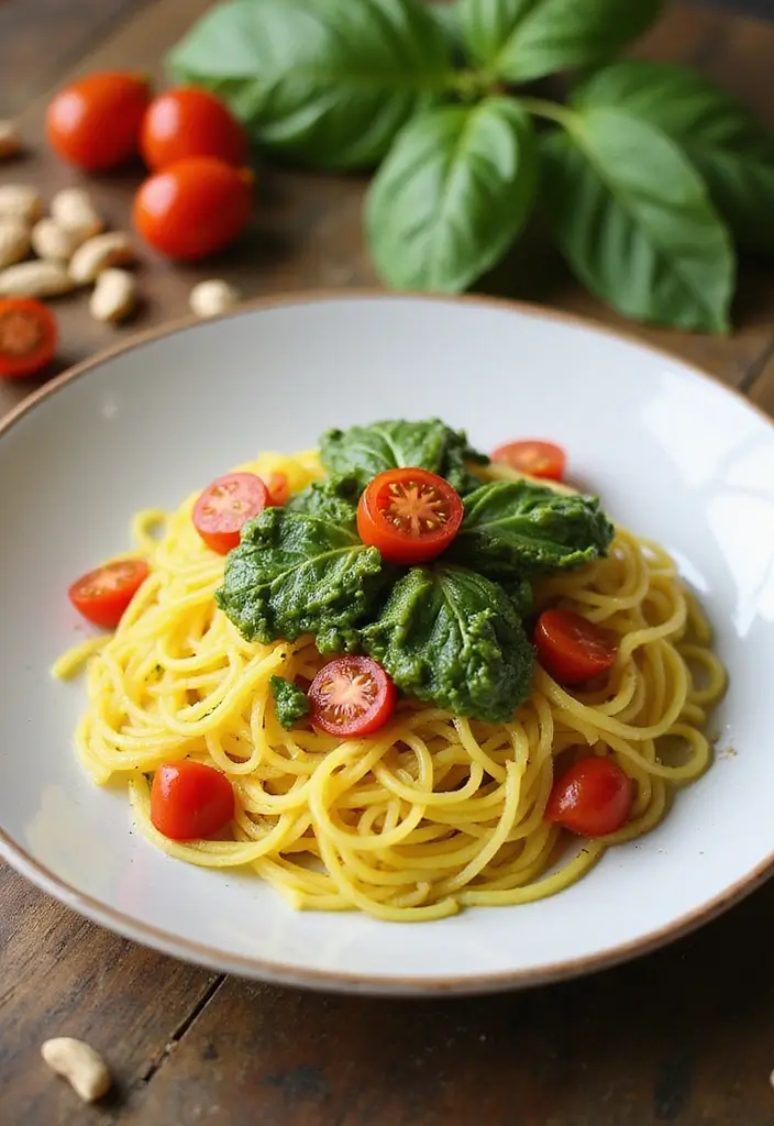 25 Gluten Free Dinner Recipes For Two: Easy And Romantic - 3. Spaghetti Squash with Pesto