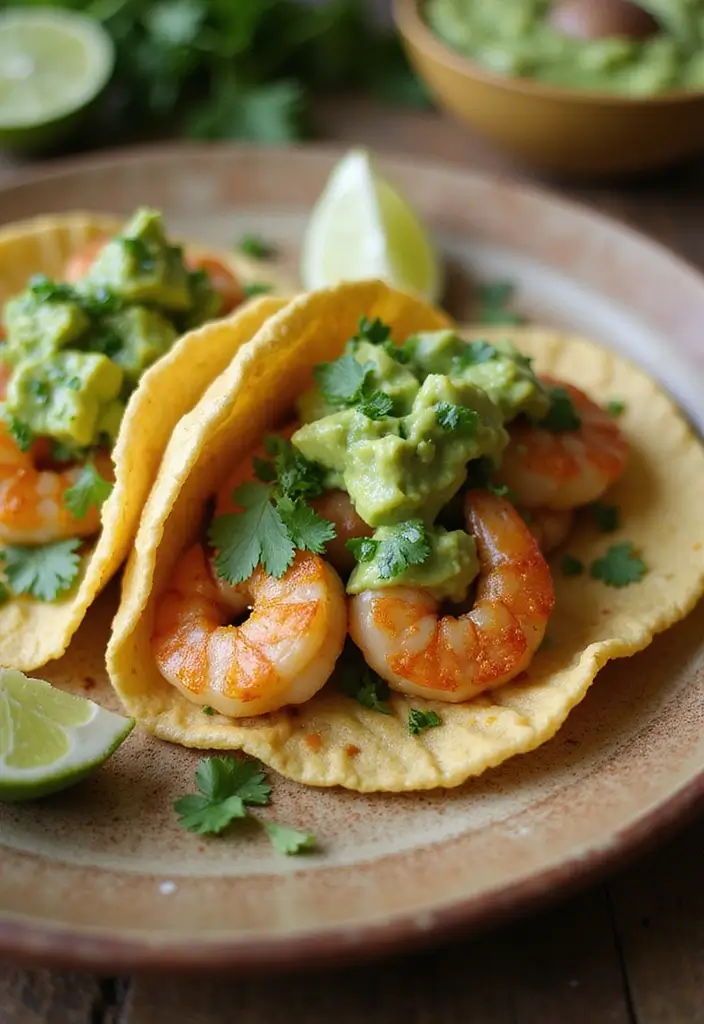 25 Gluten Free Dinner Recipes For Two: Easy And Romantic - 4. Shrimp Tacos with Avocado Salsa