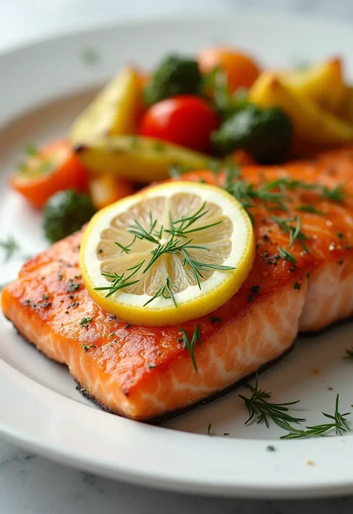 25 Gluten Free Dinner Recipes For Two: Easy And Romantic - 5. Baked Salmon with Dill and Lemon