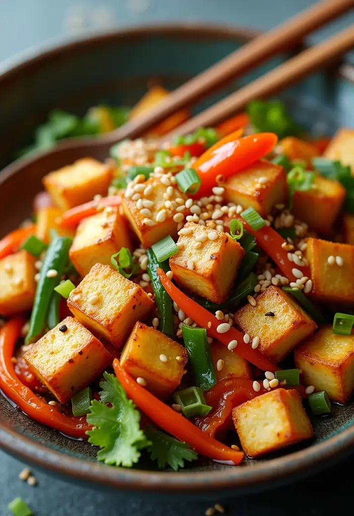 25 Gluten Free Dinner Recipes For Two: Easy And Romantic - 6. Vegetable Stir-Fry with Tofu