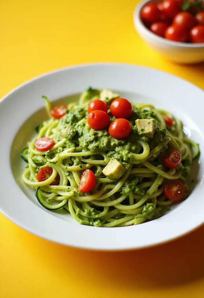 25 Gluten Free Egg Free Dairy Free Recipes Made Simple 3 25 Gluten Free Egg Free Dairy Free Recipes Made Simple - 3. Zucchini Noodles with Avocado Pesto