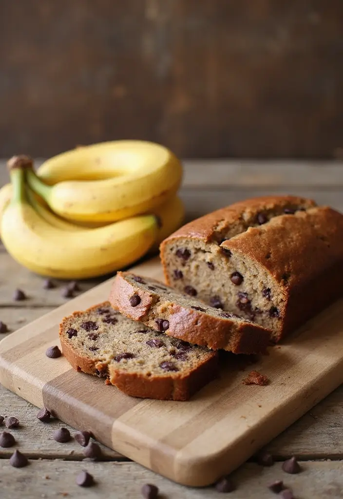 25 Gluten Free Lactose Free Recipes Desserts To Satisfy Your Sweet Tooth - 11. Chocolate Chip Banana Bread