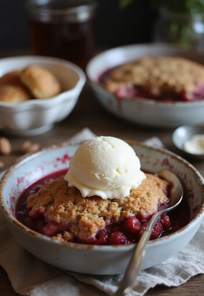 25 Gluten Free Lactose Free Recipes Desserts To Satisfy Your Sweet Tooth - 16. Raspberry Almond Crumble