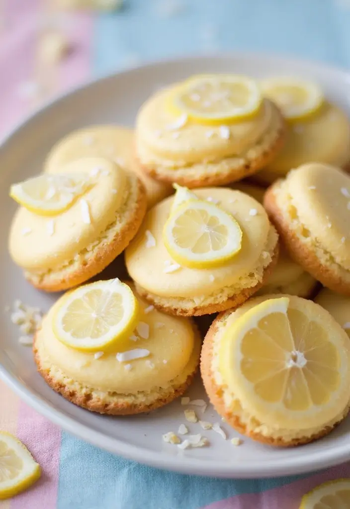 25 Gluten Free Lactose Free Recipes Desserts To Satisfy Your Sweet Tooth - 8. Lemon Coconut Macaroons