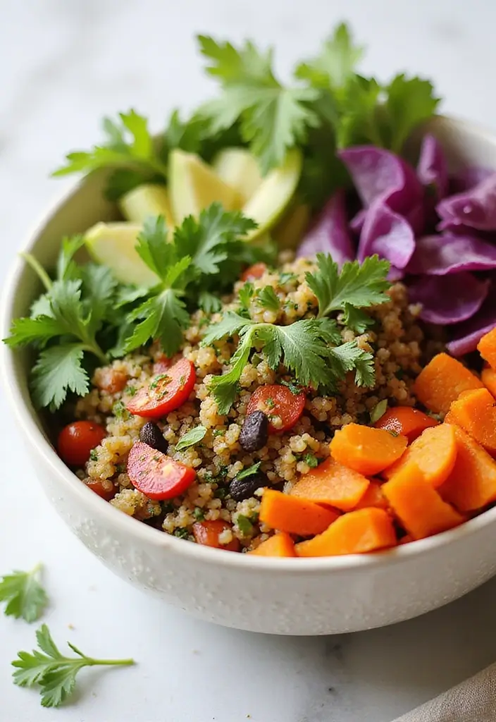 25 Mediterranean Diet Recipes Gluten Free Dairy Free Options - 1. Quinoa Tabbouleh