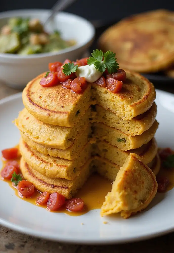 25 Mediterranean Diet Recipes Gluten Free Dairy Free Options - 24. Chickpea Flour Pancakes