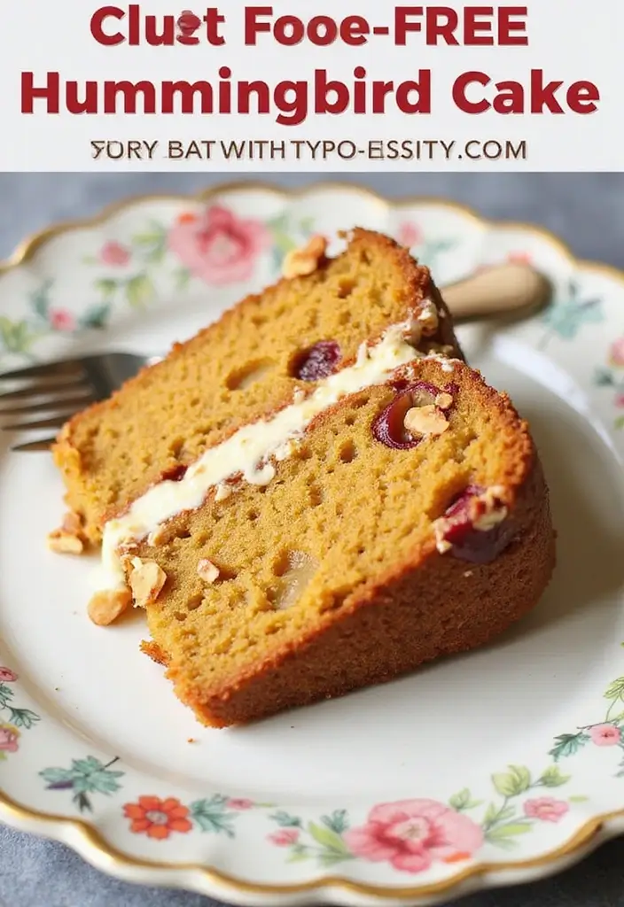 25 Robin Hood Gluten Free Flour Recipes You Can Count On - 13. Gluten Free Hummingbird Cake