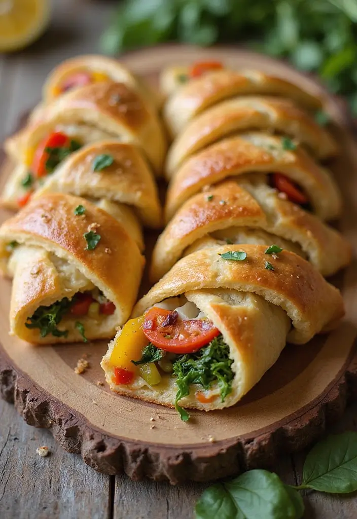 25 Schar Gluten Free Puff Pastry Recipes To Bake At Home - 10. Mediterranean Veggie Puff Pastry Rolls