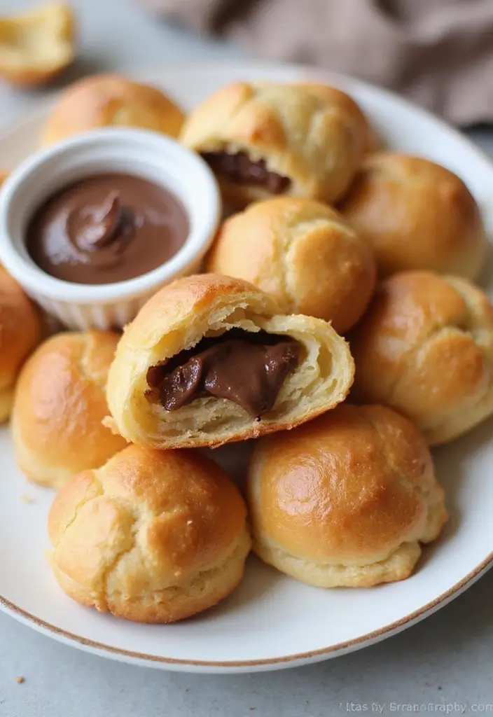 25 Schar Gluten Free Puff Pastry Recipes To Bake At Home - 11. Nutella-Stuffed Puff Pastry Bites