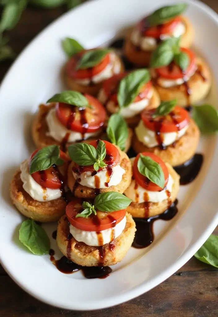 25 Schar Gluten Free Puff Pastry Recipes To Bake At Home - 13. Caprese Puff Pastry Bites