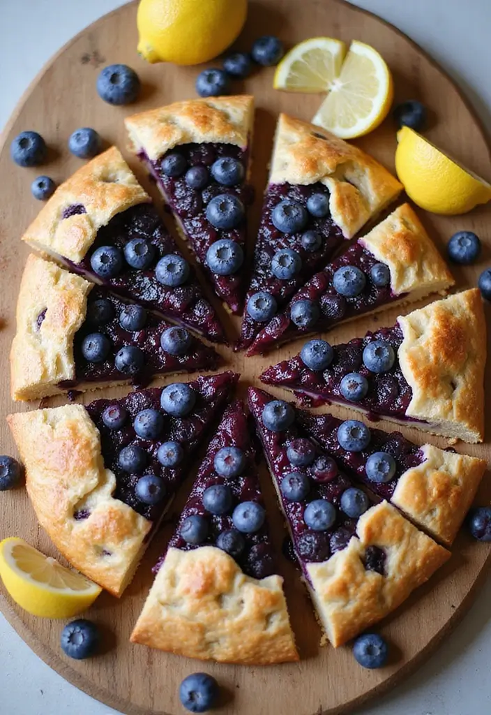 25 Schar Gluten Free Puff Pastry Recipes To Bake At Home - 22. Blueberry Lemon Puff Pastry Galette