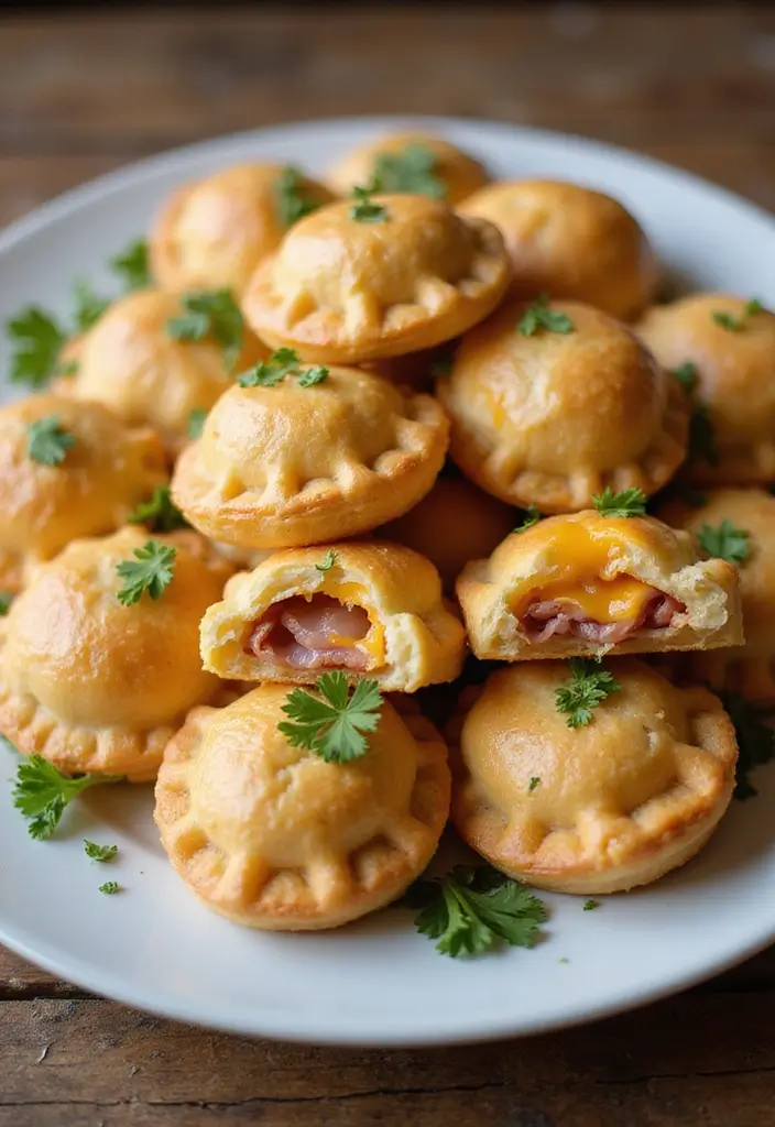 25 Schar Gluten Free Puff Pastry Recipes To Bake At Home - 6. Cheesy Ham and Puff Pastry Pockets