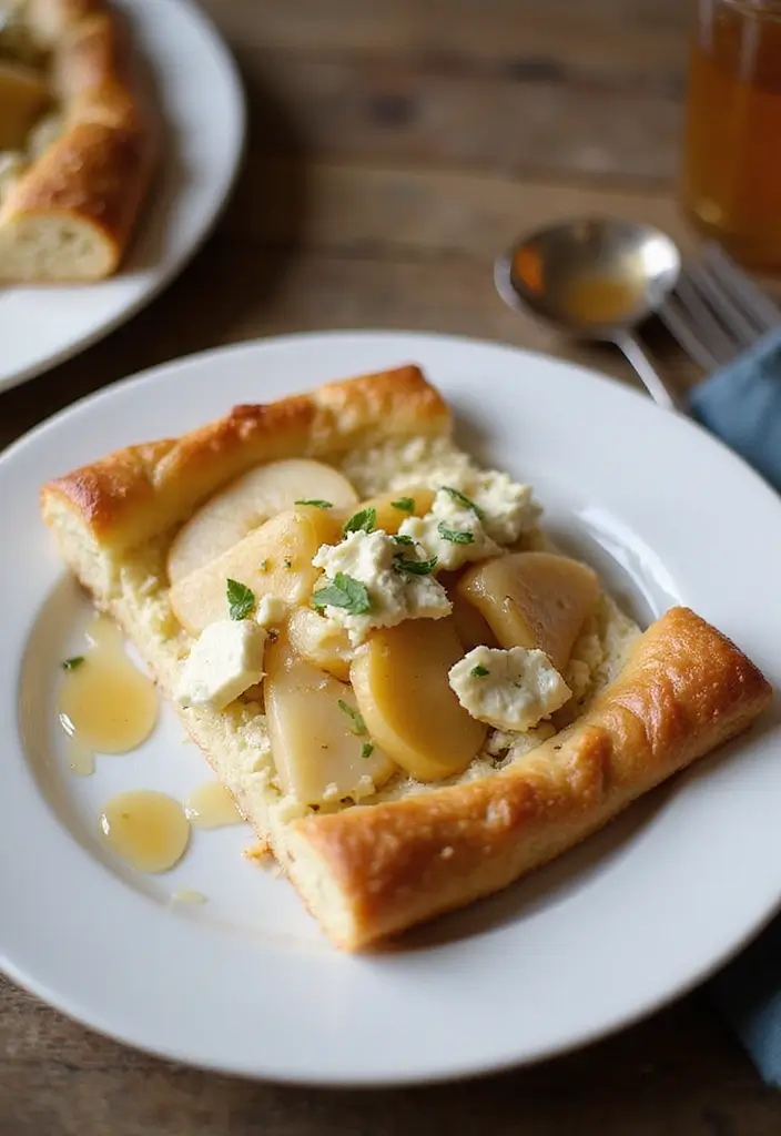 25 Schar Gluten Free Puff Pastry Recipes To Bake At Home - 7. Pear and Gorgonzola Puff Pastry Tart