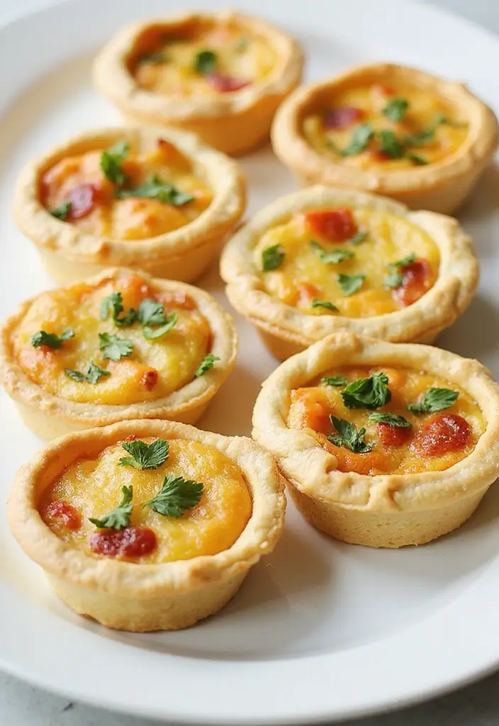 25 Schar Gluten Free Puff Pastry Recipes To Bake At Home - 9. Mini Quiches in Puff Pastry Shells