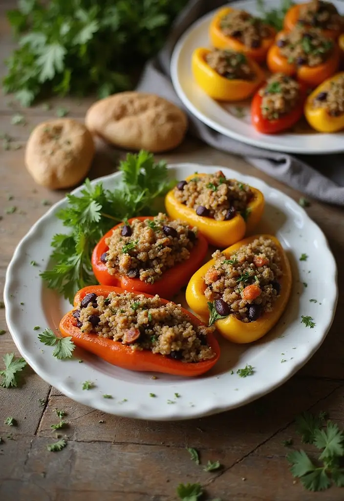 27 Gluten And Dairy Free Instant Pot Recipes To Cook Fast - 13. Instant Pot Stuffed Peppers