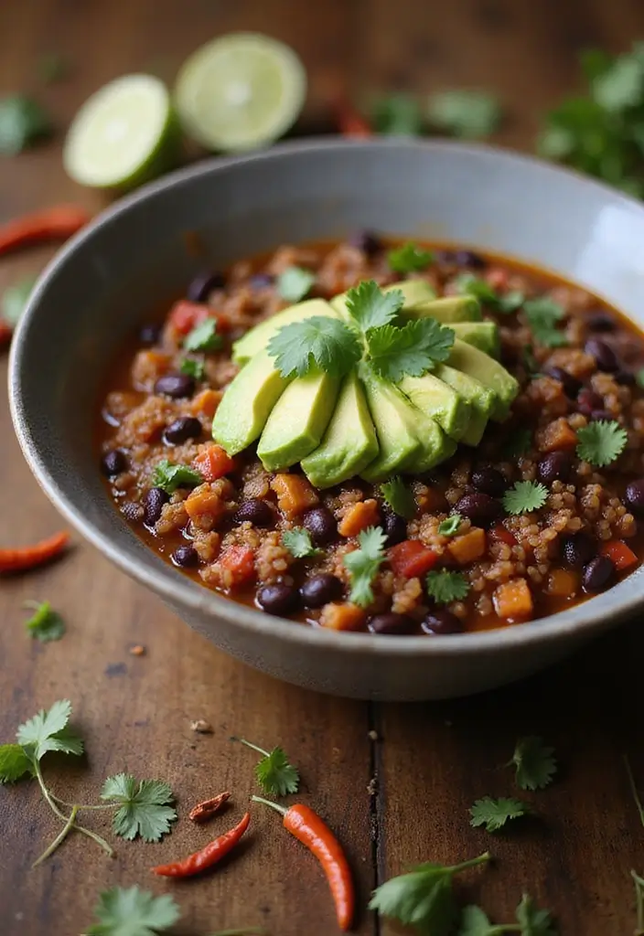 27 Gluten And Dairy Free Instant Pot Recipes To Cook Fast - 3. Quinoa and Black Bean Chili