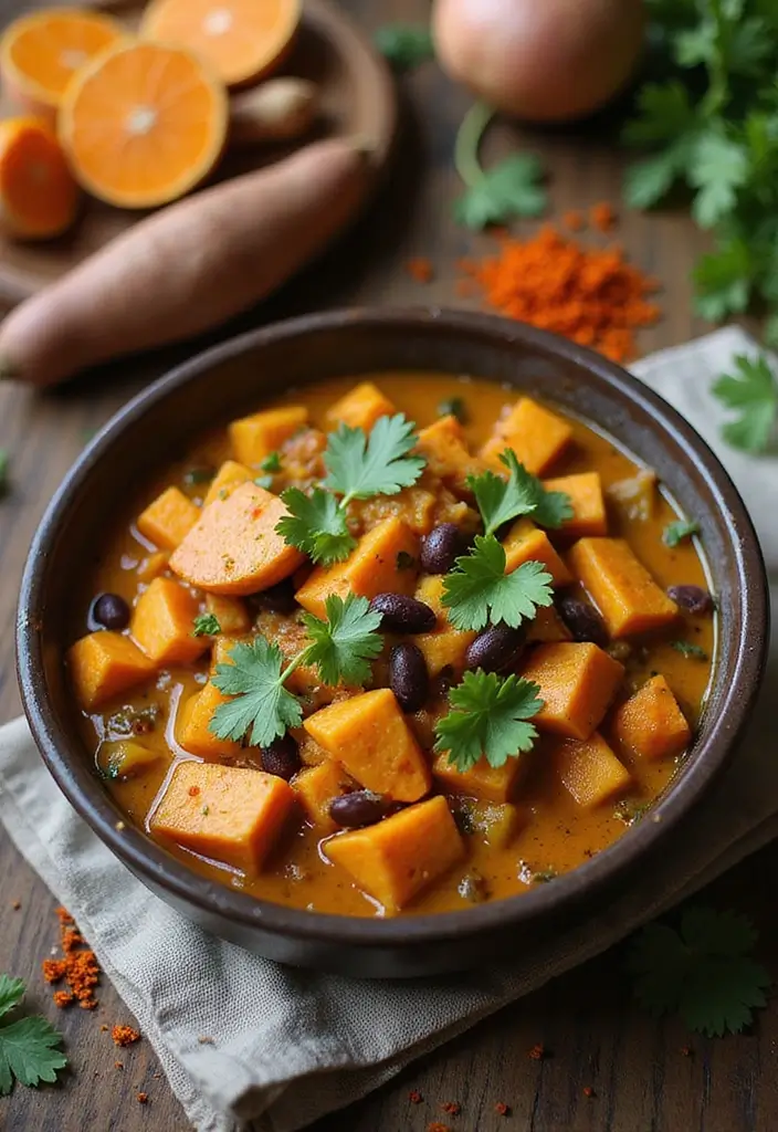 27 Gluten And Dairy Free Instant Pot Recipes To Cook Fast - 4. Instant Pot Sweet Potato and Black Bean Curry