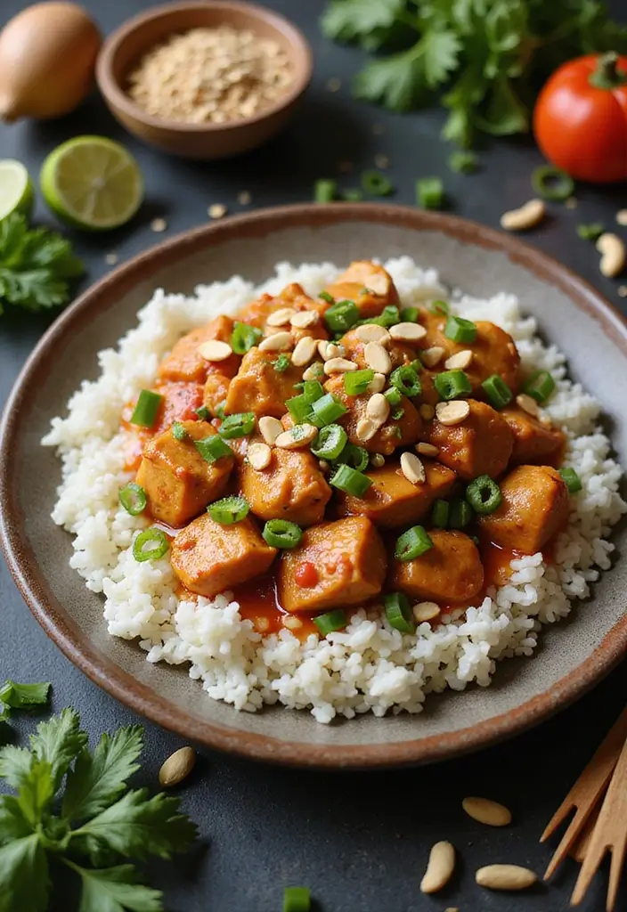 27 Gluten And Dairy Free Instant Pot Recipes To Cook Fast - 7. Instant Pot Thai Peanut Chicken