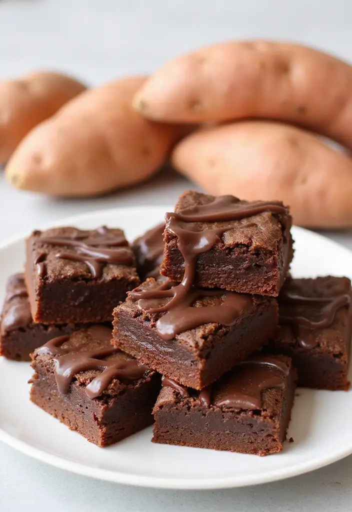 27 Gluten Dairy Egg Free Recipes Desserts That Taste Great - 18. Sweet Potato Brownies