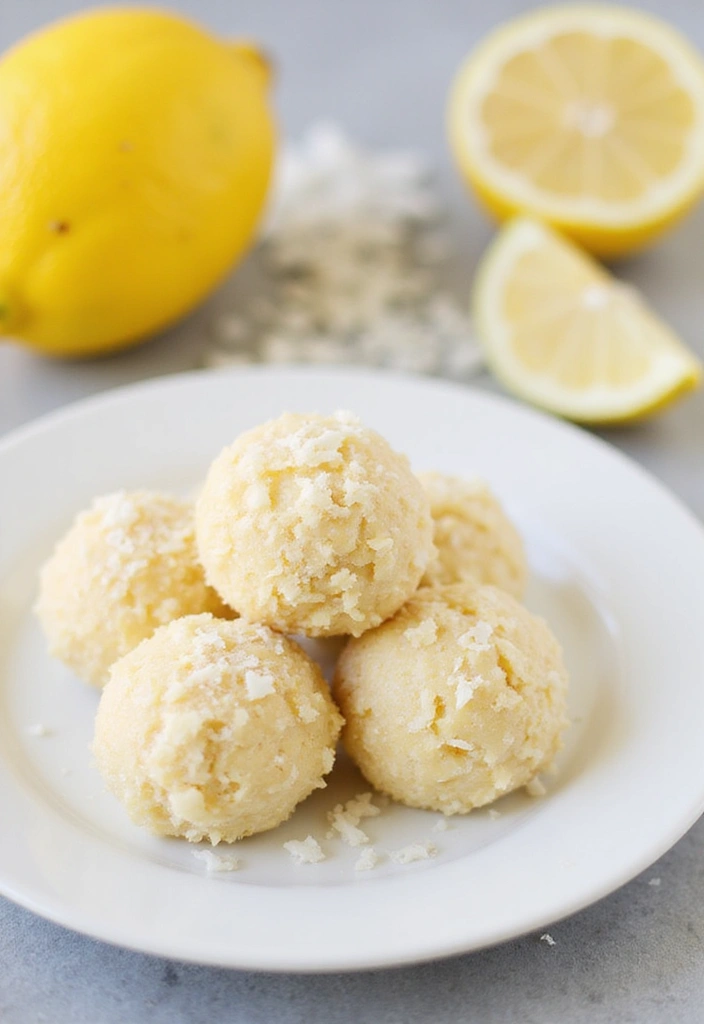27 Gluten Dairy Egg Free Recipes Desserts That Taste Great - 2. Lemon Coconut Energy Bites