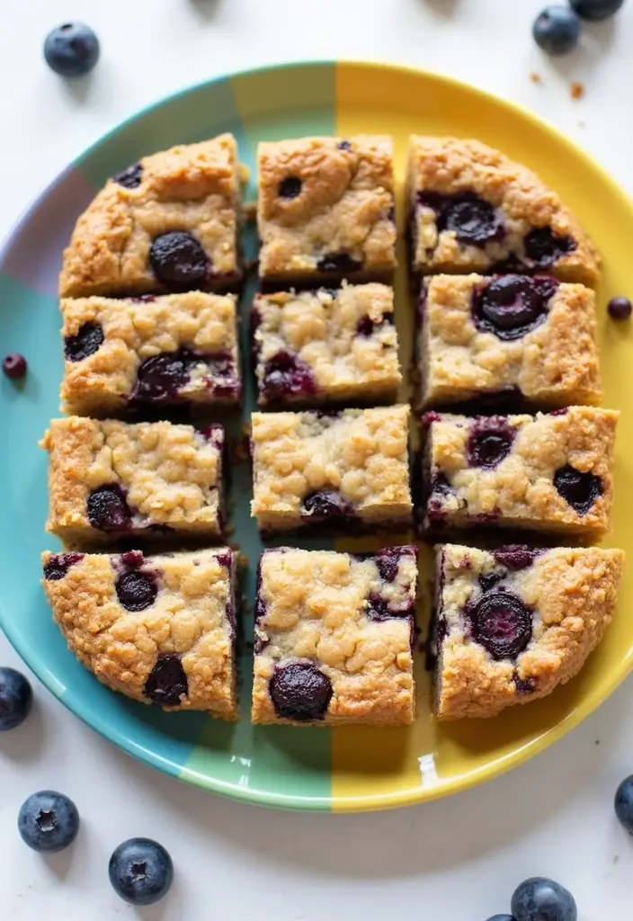 27 Gluten Dairy Egg Free Recipes Desserts That Taste Great - 20. Blueberry Oat Bars