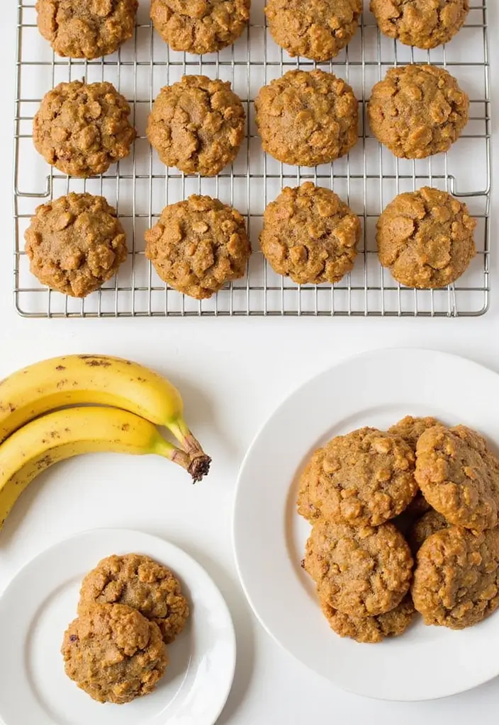 27 Gluten Dairy Egg Free Recipes Desserts That Taste Great - 3. Banana Oatmeal Cookies