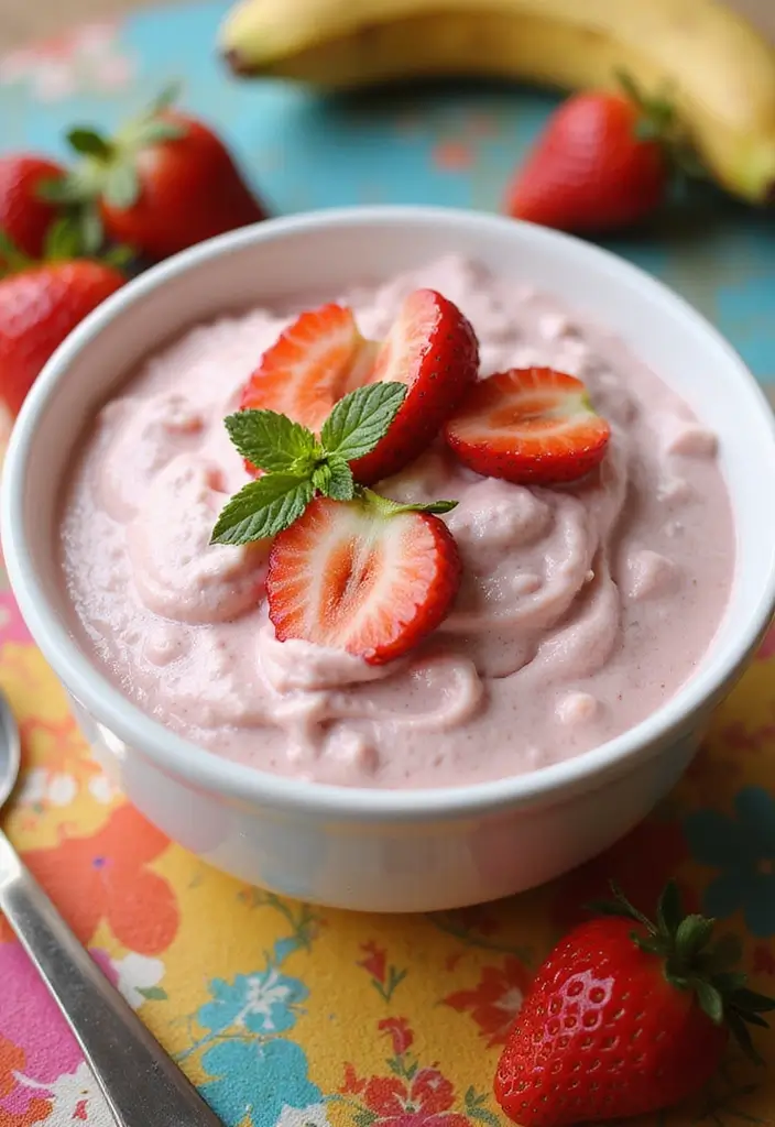 27 Gluten Dairy Egg Free Recipes Desserts That Taste Great - 6. Strawberry Banana Nice Cream