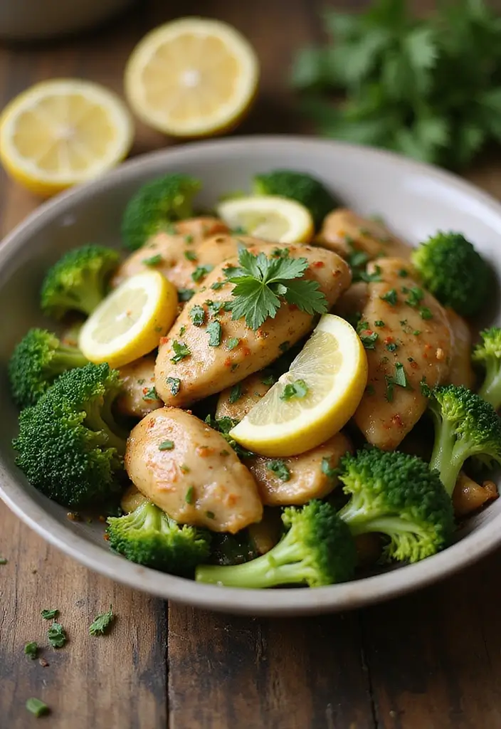 27 Gluten Free Chicken And Broccoli Recipes For Quick Meals - 1. Lemon Garlic Chicken and Broccoli Stir-Fry