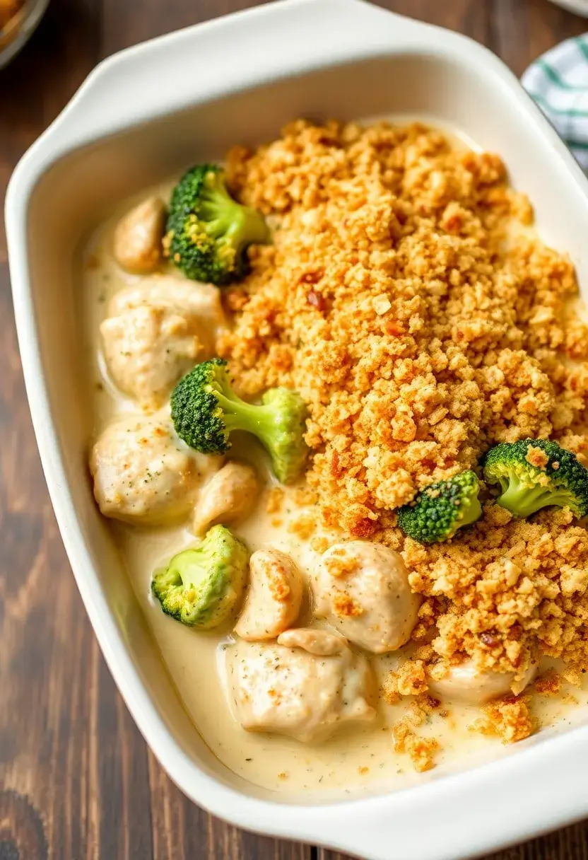 27 Gluten Free Chicken And Broccoli Recipes For Quick Meals - 18. Coconut Chicken and Broccoli Bake