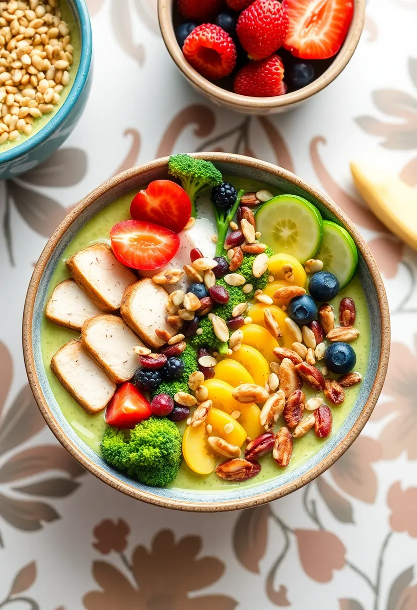 27 Gluten Free Chicken And Broccoli Recipes For Quick Meals - 27. Chicken and Broccoli Smoothie Bowl