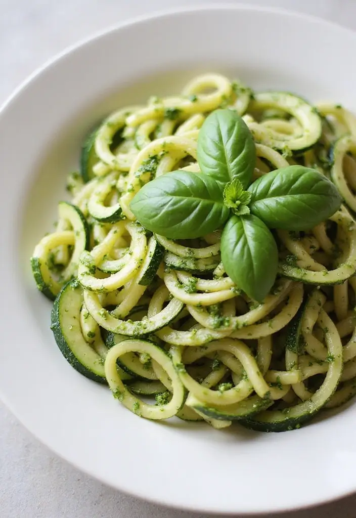 27 Gluten Free Dairy Free Brunch Recipes Perfect For Weekends - 10. Zucchini Noodles with Pesto