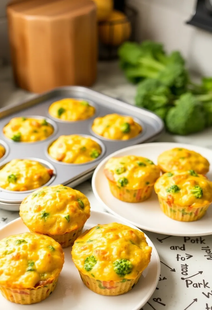 27 Gluten Free Dairy Free Brunch Recipes Perfect For Weekends - 17. Broccoli and Cheese Egg Muffins