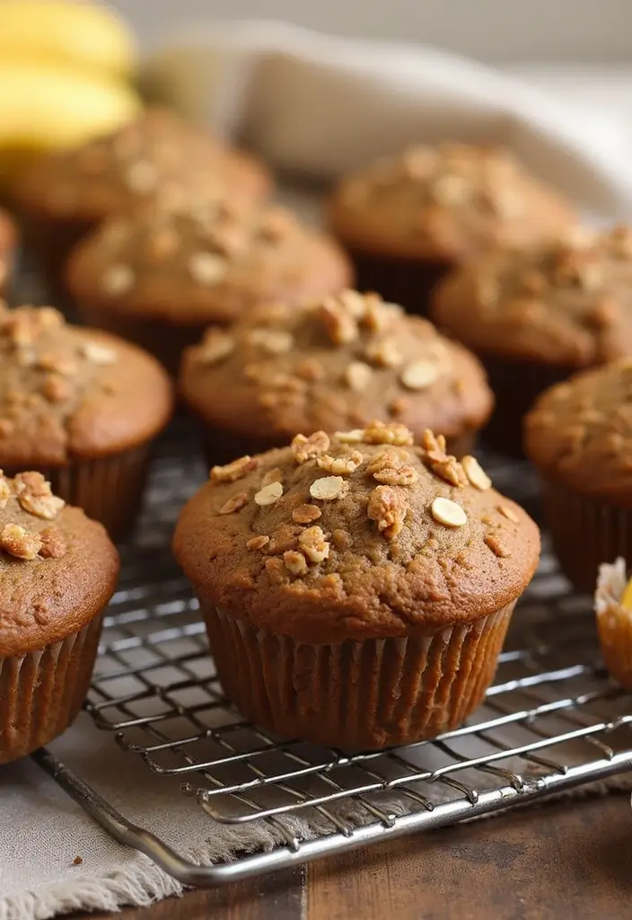 27 Gluten Free Dairy Free Brunch Recipes Perfect For Weekends - 5. Banana Oatmeal Muffins
