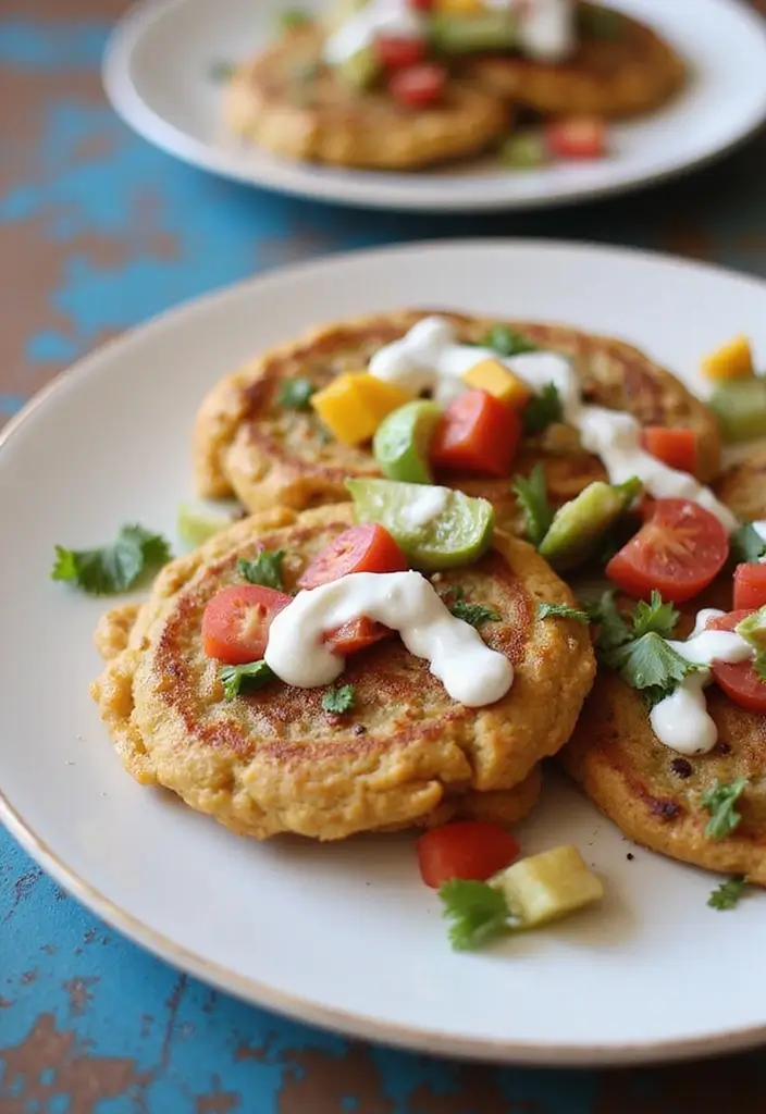 27 Gluten Free Dairy Free Brunch Recipes Perfect For Weekends - 9. Savory Chickpea Pancakes