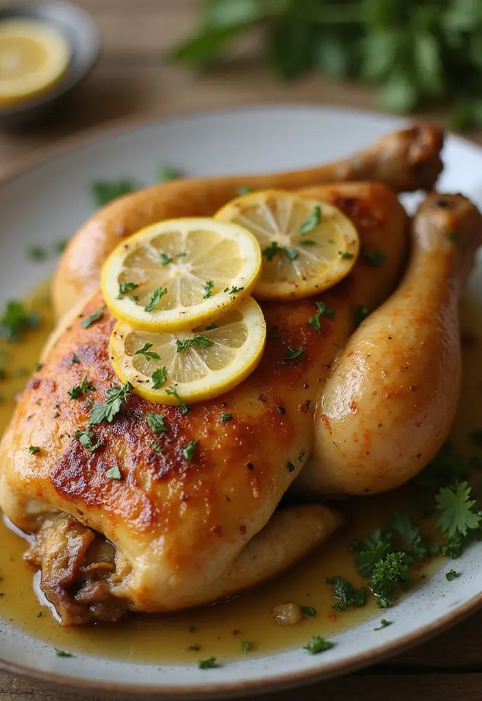 27 Gluten Free Dairy Free Chicken Recipes For Family Meals - 10. Lemon Garlic Chicken Thighs