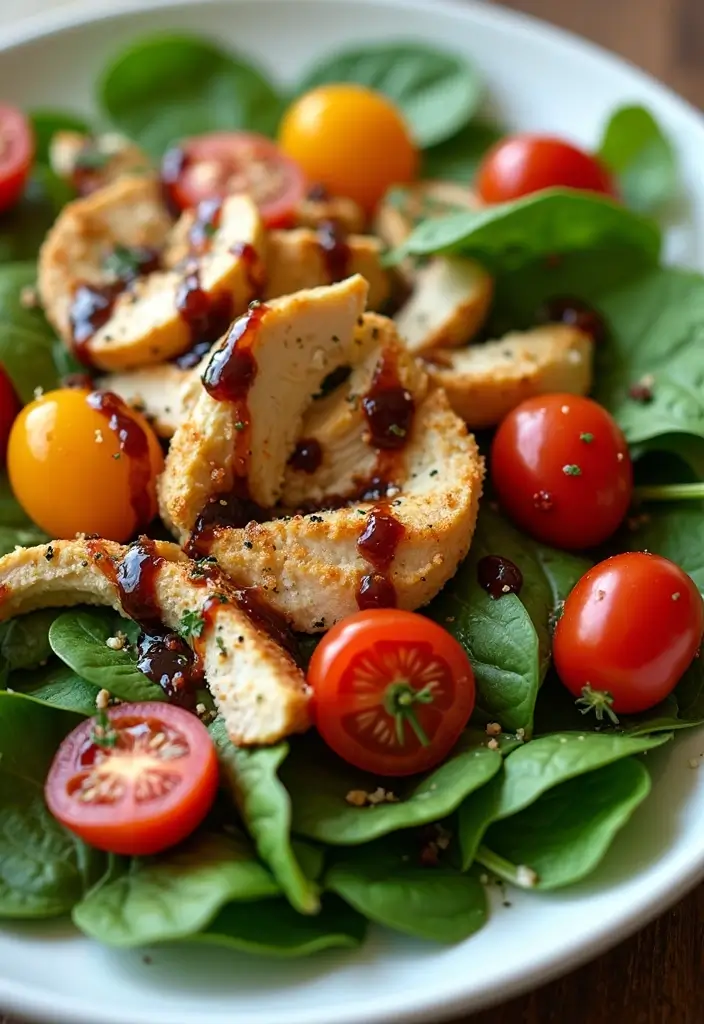 27 Gluten Free Dairy Free Chicken Recipes For Family Meals - 20. Spinach and Chicken Salad