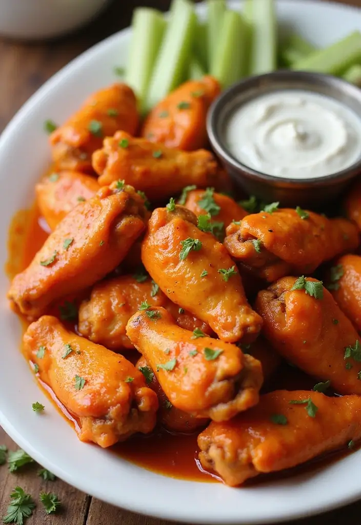 27 Gluten Free Dairy Free Chicken Recipes For Family Meals - 4. Baked Buffalo Chicken Wings