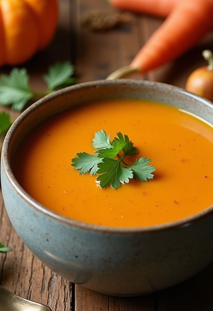 27 Gluten Free Dairy Free Fall Recipes Cozy And Comforting - 12. Carrot Ginger Soup