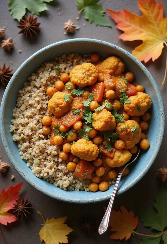 27 Gluten Free Dairy Free Fall Recipes Cozy And Comforting - 13. Cauliflower and Chickpea Tagine