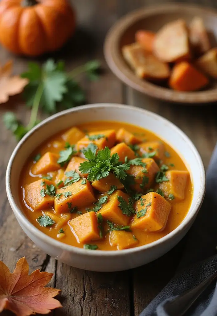 27 Gluten Free Dairy Free Fall Recipes Cozy And Comforting - 14. Sweet Potato Coconut Curry