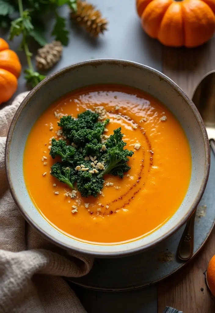27 Gluten Free Dairy Free Fall Recipes Cozy And Comforting - 24. Sweet Potato and Kale Soup