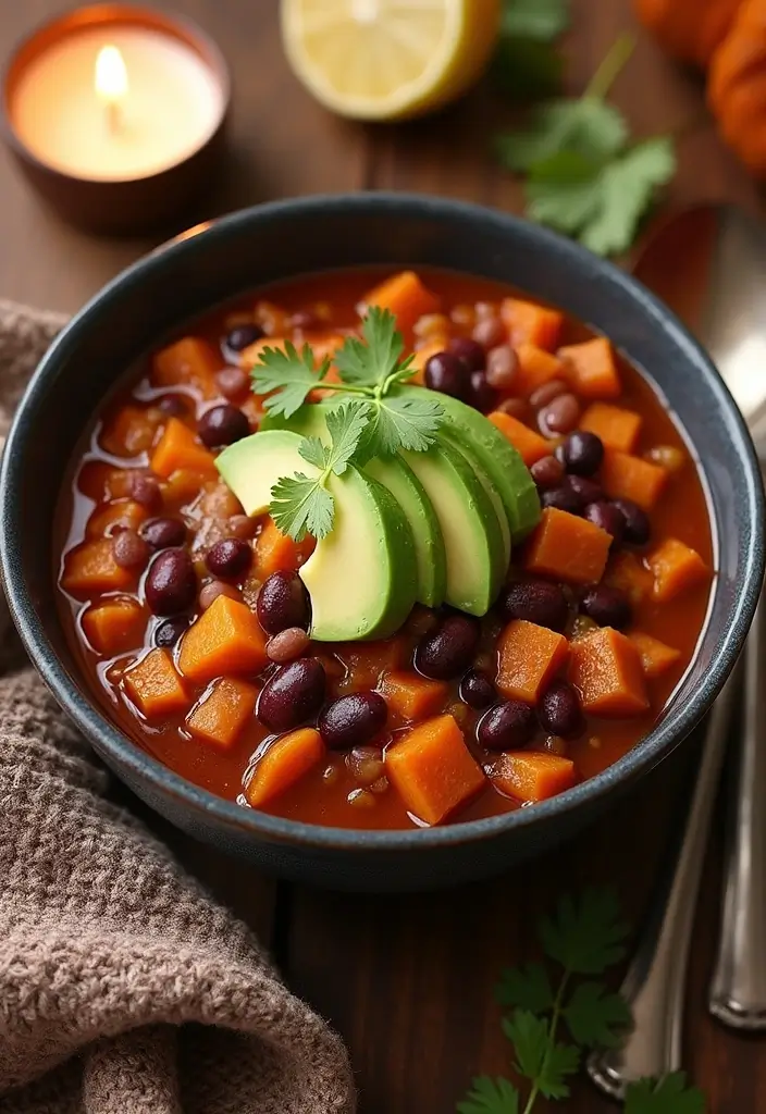 27 Gluten Free Dairy Free Fall Recipes Cozy And Comforting - 6. Sweet Potato and Black Bean Chili