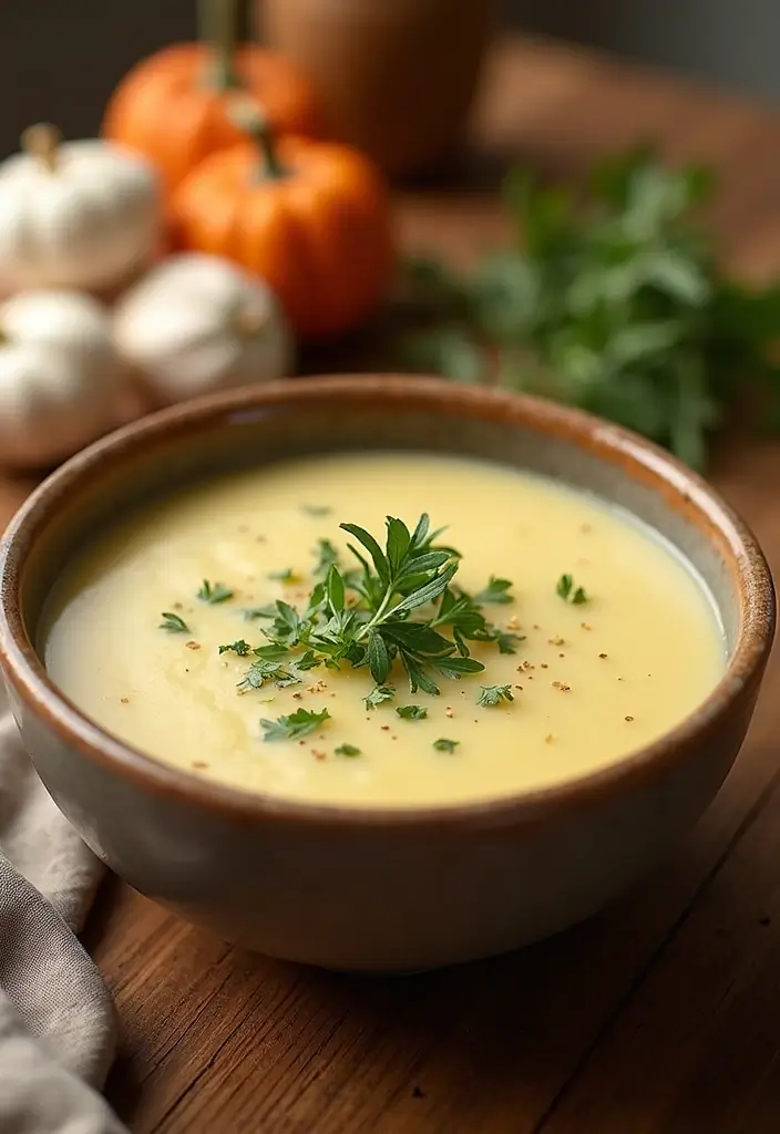 27 Gluten Free Dairy Free Fall Recipes Cozy And Comforting - 7. Garlic and Herb Potato Soup