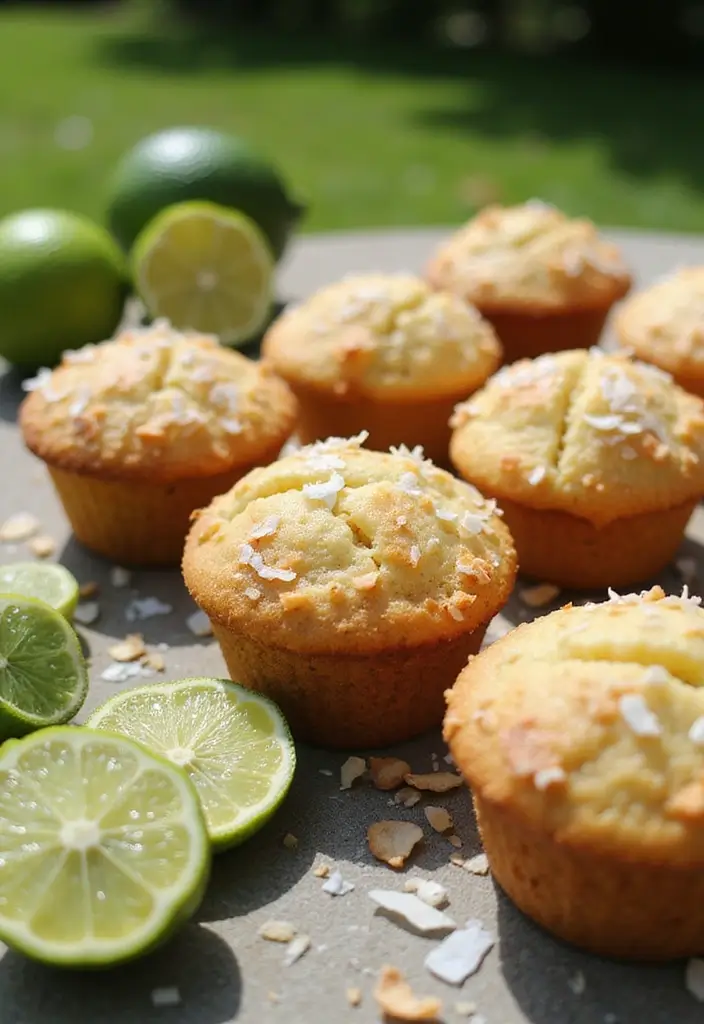 27 Gluten Free Dairy Free Muffins Recipes Soft And Moist - 10. Coconut Lime Muffins