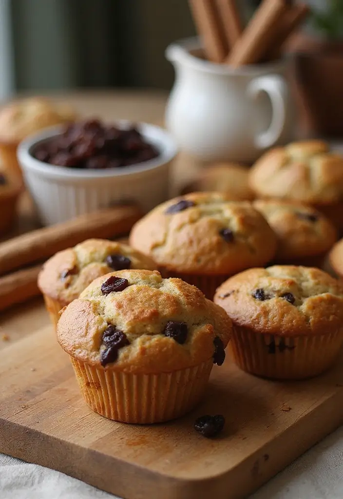 27 Gluten Free Dairy Free Muffins Recipes Soft And Moist - 12. Cinnamon Raisin Muffins