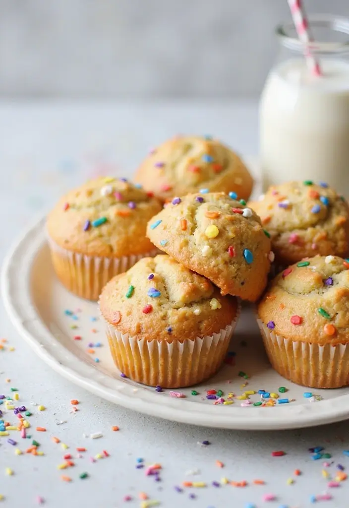 27 Gluten Free Dairy Free Muffins Recipes Soft And Moist - 14. Confetti Muffins