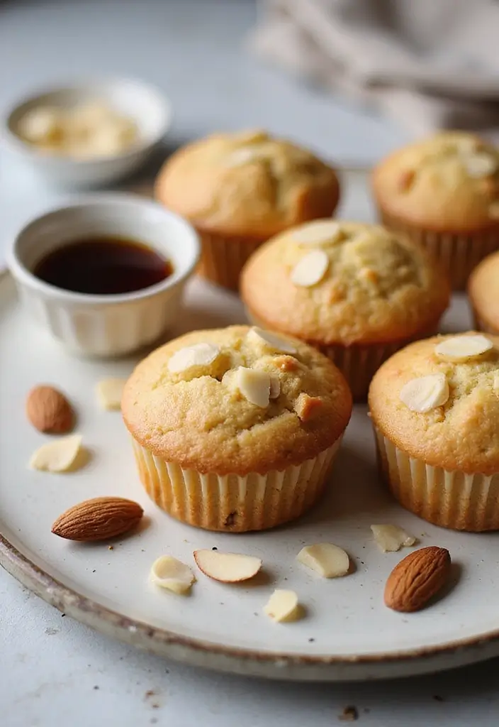27 Gluten Free Dairy Free Muffins Recipes Soft And Moist - 18. Vanilla Almond Muffins
