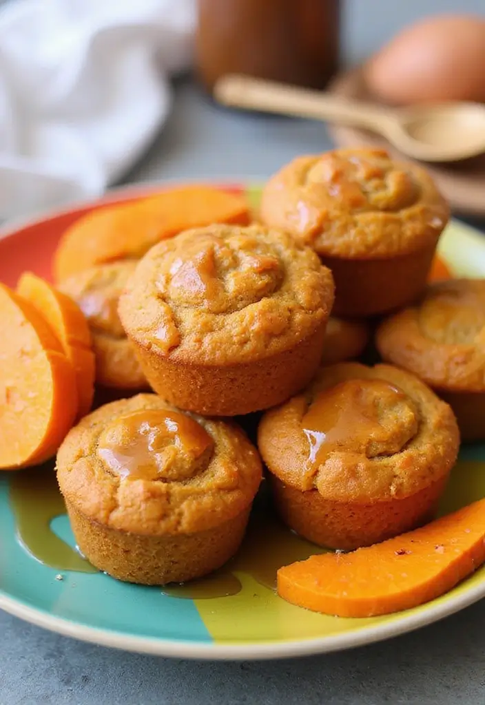 27 Gluten Free Dairy Free Muffins Recipes Soft And Moist - 22. Sweet Potato Muffins